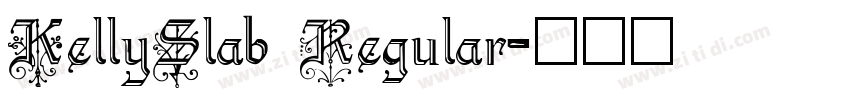 KellySlab Regular字体转换